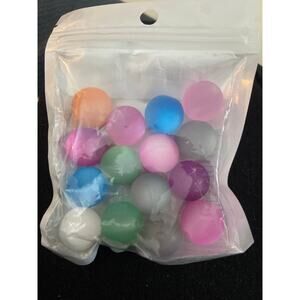 Acrylic Cats eye beads 16 mm 15 pc